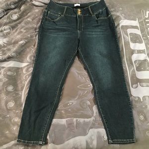 Forever21 dark blue jeans plus 2X